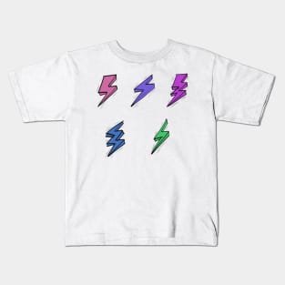 Lightening Bolt pack Kids T-Shirt